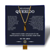 Meu Afilhado Querido - Colar Americano Banhado a Ouro 18k