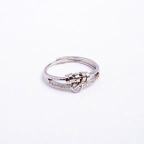Anel Anti-Stress Amor Infinito Banhado a Ouro 18k