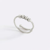 Anel Serenity Anti Ansiedade Banhado a Ouro 18k