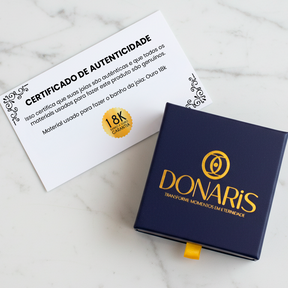 Para Minha Neta - Colar Coração Abraçado Banhado a Ouro 18k