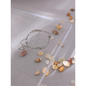 Pulseira Coração Banhado em Ouro 18k