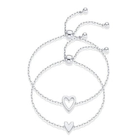 Para Minha Filha - Pulseira Coração Unido