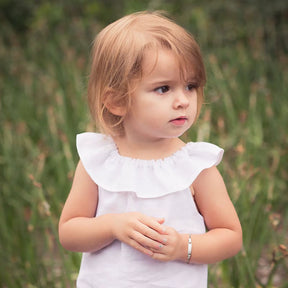 Pulseira Personalizada Bebê Banhada a Ouro 18k (0 a 3 anos )
